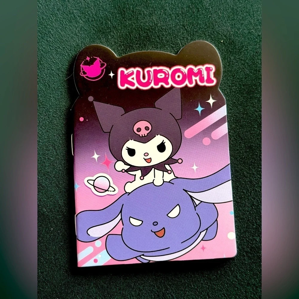 Sanrio Cute Fun Kuromi Themed Small Notebook- Great for writing notes and list